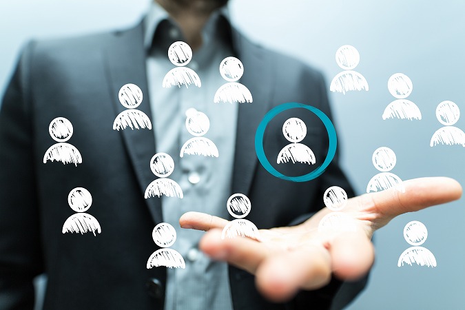 アイコンが浮かぶ様子