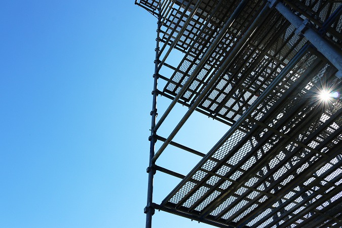 足場の様子